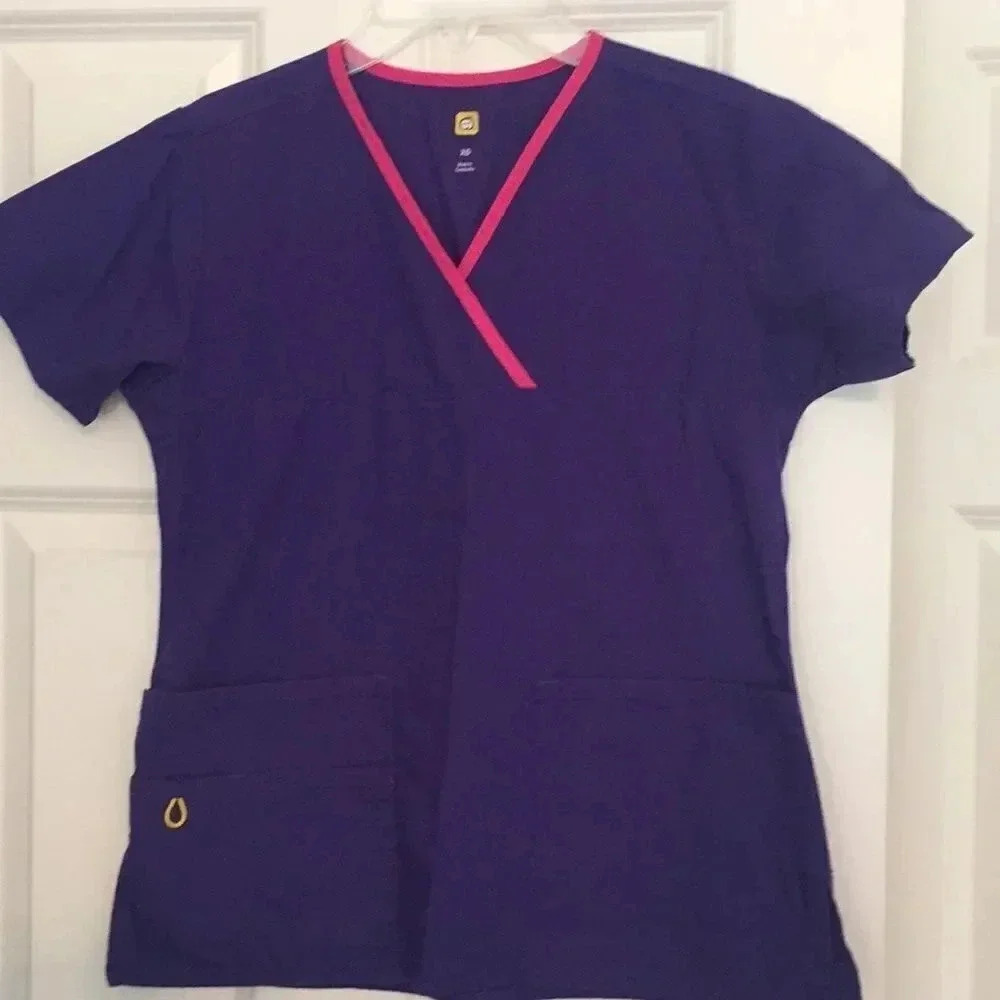 Wink purple  scrub top